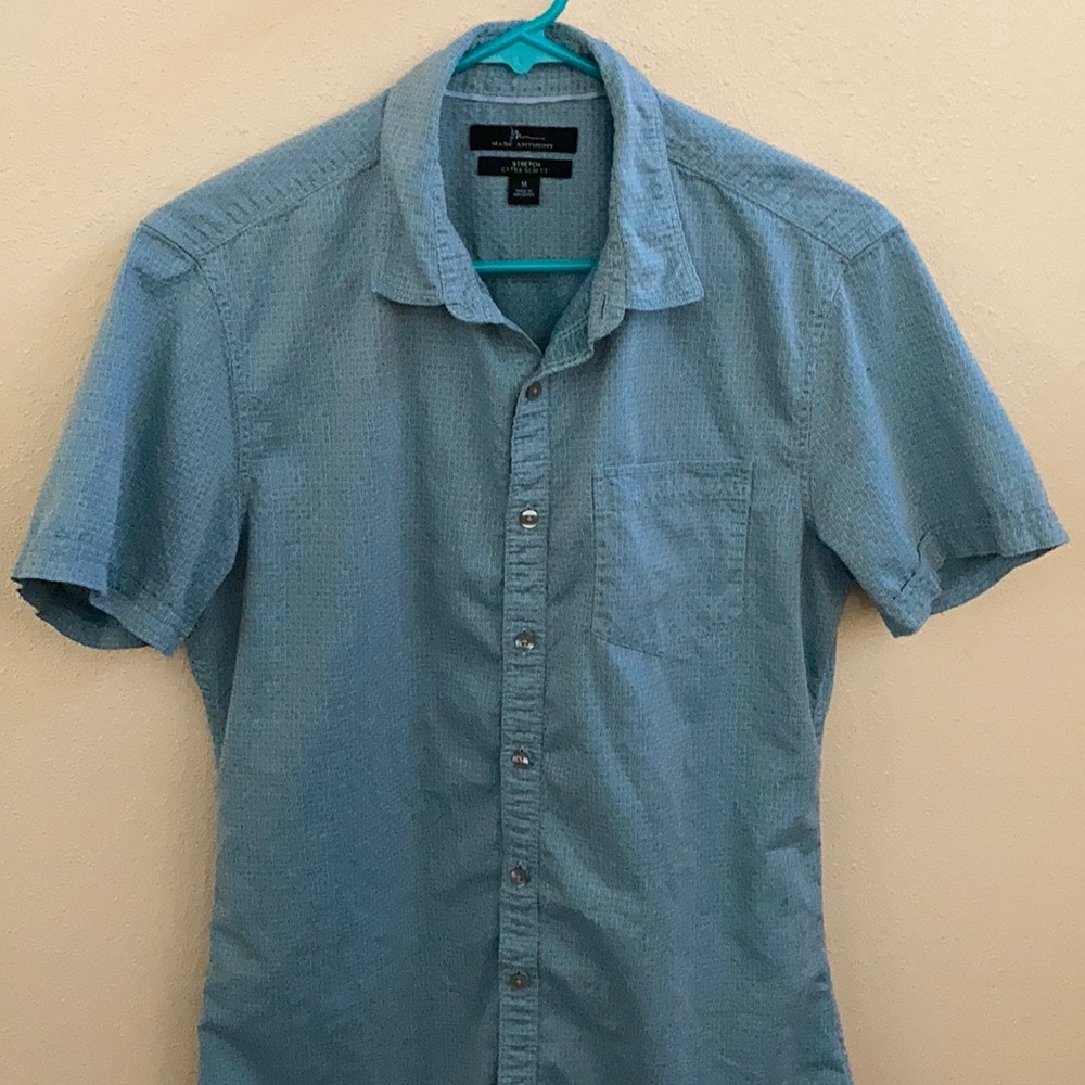 Marc Anthony Extra Slim Fit Button up Dress Shirt - Picture 1 of 3